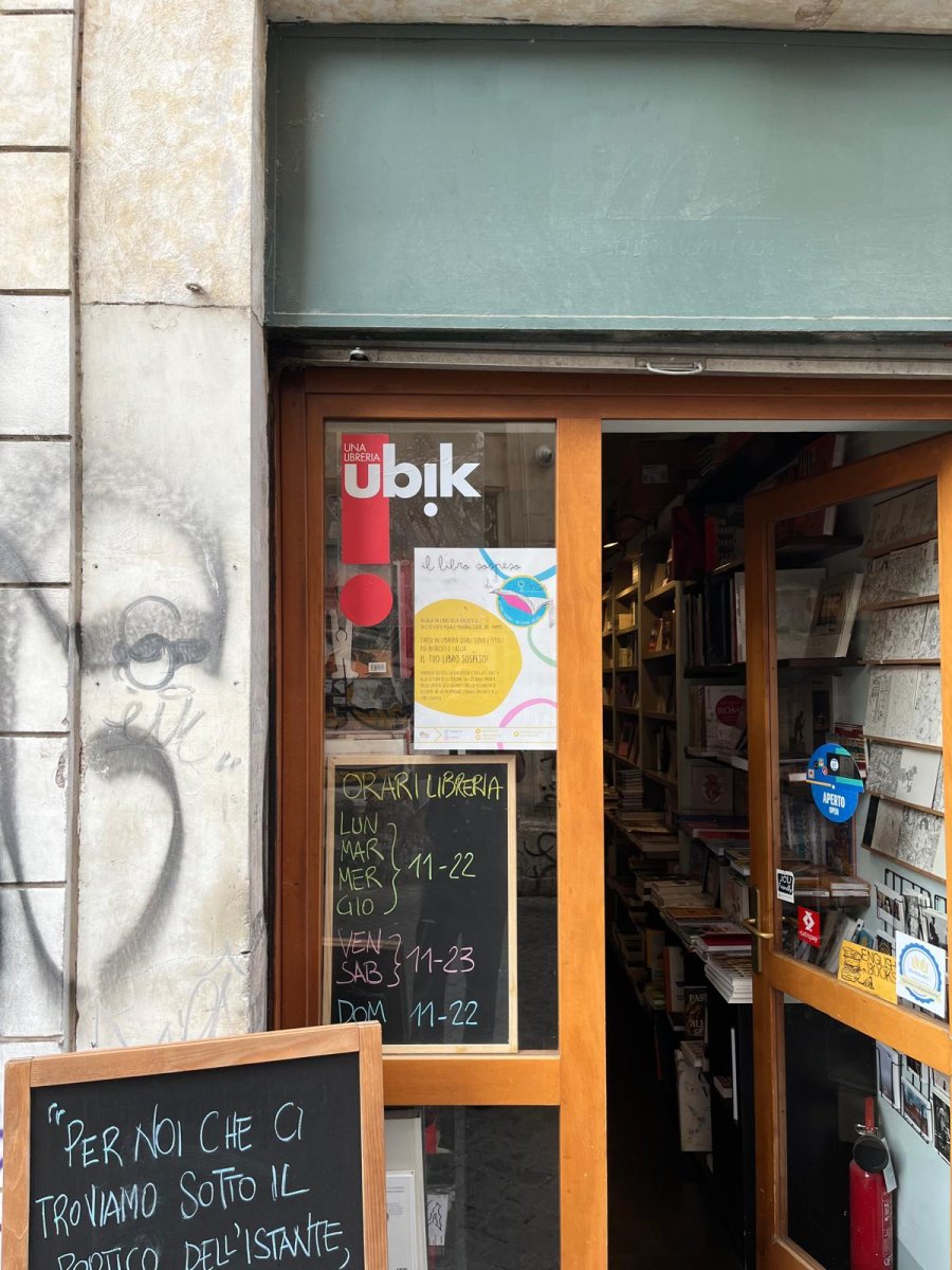 Copertina Ubik Roma Trastevere