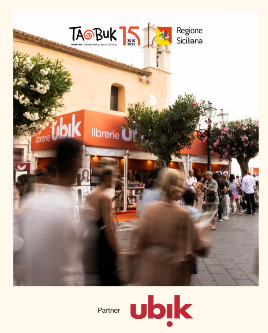Anche nel 2025 Ubik è tra i partner di Taobuk - Taormina International Book Festival Anche nel 2025 Ubik è tra i partner di Taobuk - Taormina International Book Festival