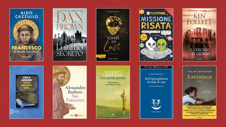 La classifica dei libri più venduti di ottobre 2025