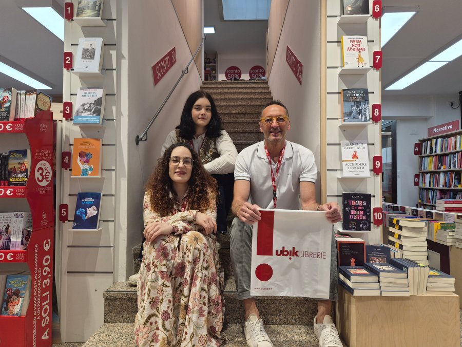 I librai della libreria Tarantola Ubik Belluno