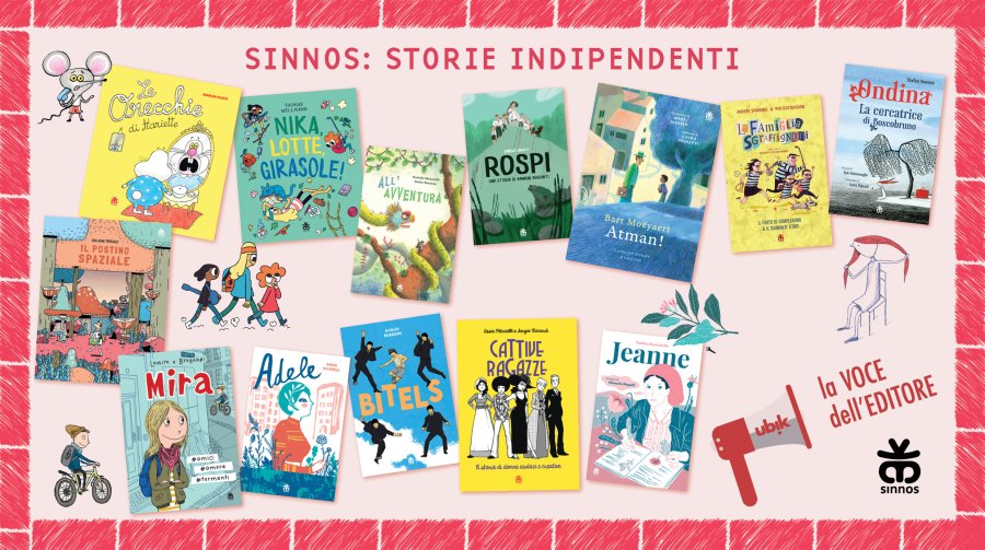Sinnos è la voce dell'editore nelle librerie Ubik a luglio 2026
