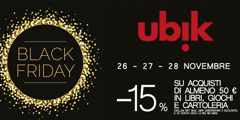 Al via i giorni del Black friday!