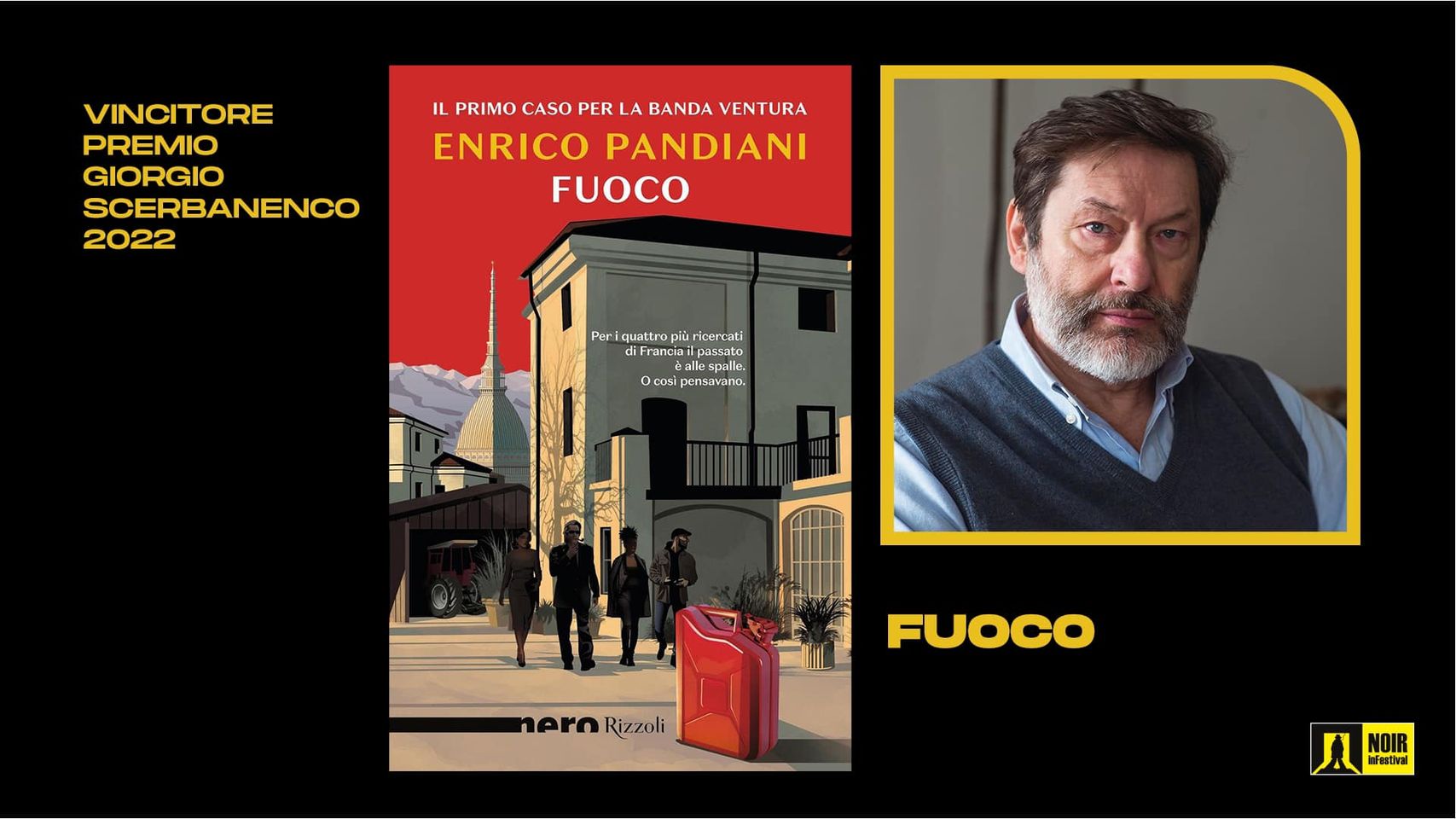 Enrico Pandiani vince il Premio Giorgio Scerbanenco Enrico Pandiani vince il Premio Giorgio Scerbanenco