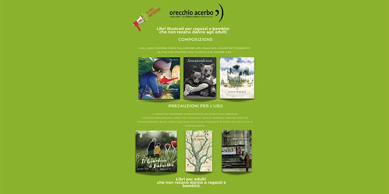 Orecchio Acerbo è la voce dell’editore per il mese di gennaio Orecchio Acerbo è la voce dell’editore per il mese di gennaio