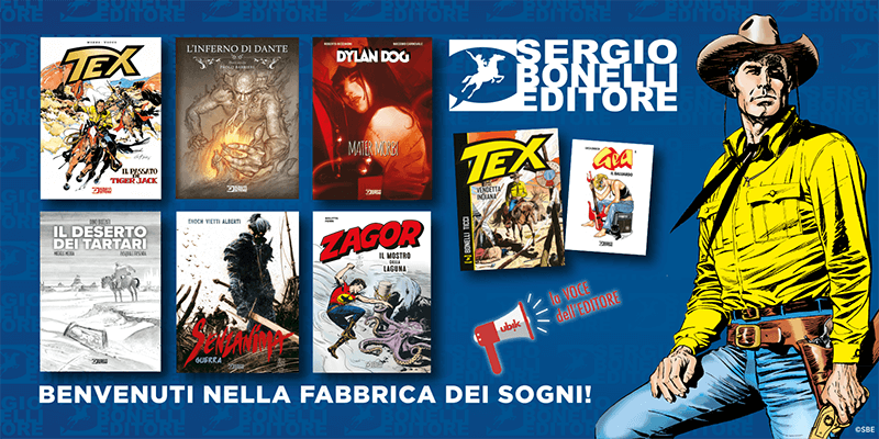 Sergio Bonelli Editore è la voce dell’editore per il mese di giugno Sergio Bonelli Editore è la voce dell’editore per il mese di giugno
