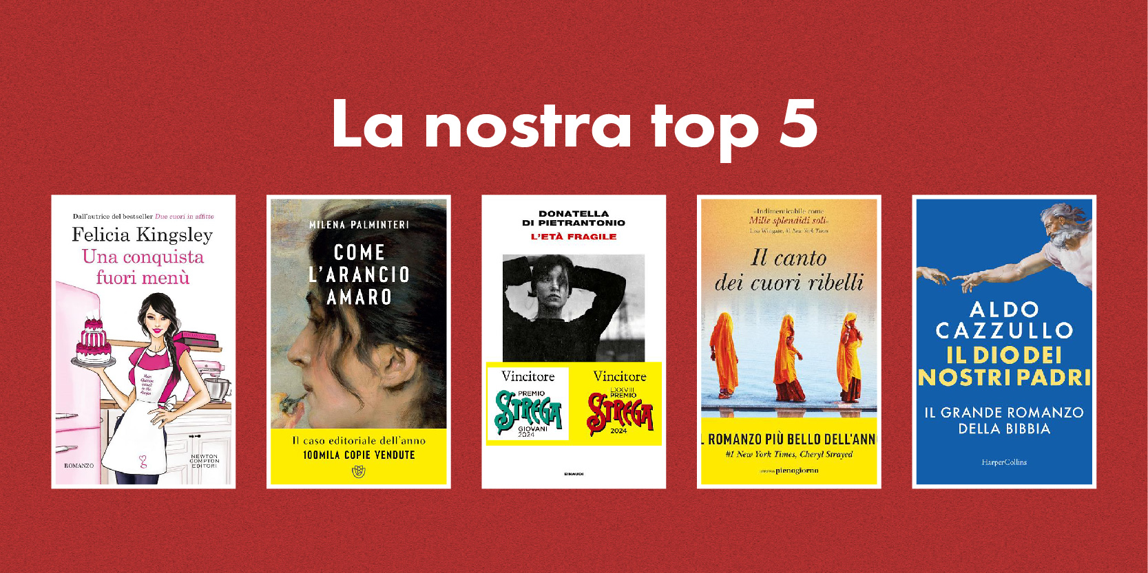 La classifica dei libri più venduti a settembre
