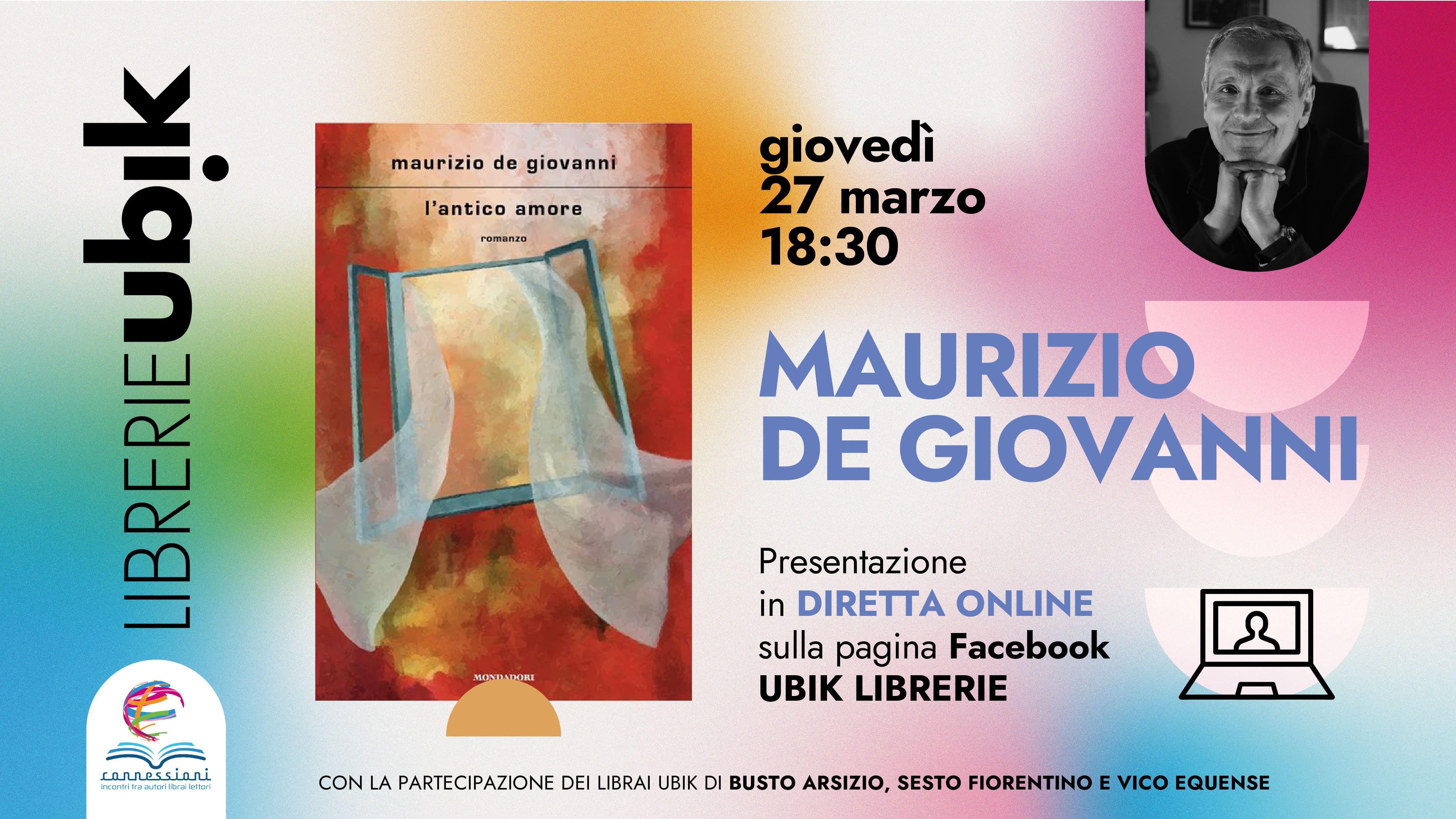 MAURIZIO DE GIOVANNI presenta “L’antico amore”, Mondadori